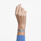  Lắc tay Swarovski gấu Teddy màu xanh - Swarovski Teddy bracelet Bear, Blue, Rhodium plated 