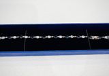  Lắc tay Swarovski Vintage màu xanh - Swarovski Vintage Bracelet, Blue, Rhodium plating 