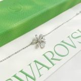  Lắc tay Swarovski Volta nơ trắng - Swarovski Volta bracelet Bow, White, Rhodium plated 