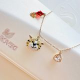  Zodiac Tiger bracelet Tiger, Multicolored, Gold-tone plated 