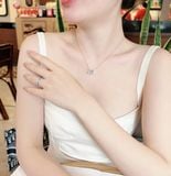  Dây chuyền thiên nga Swarovski đá nhảy trắng - Swarovski Dancing Swan necklace 
