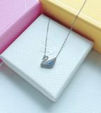  Dây chuyền Swarovski thiên nga dazzling xanh - Swarovski Dazzling Swan Blue Necklace 