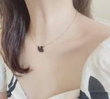  Thiên nga đen Swarovski dây vàng hồng - Swarovski Iconic Swan pendant,  Black, Rose gold-tone plated 