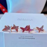  Set Nhẫn Swarovski Lilia hồng size 52- Swarovski Ladies Lilia Ring Set Size 52 (set gồm 3c) 