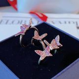  Set Nhẫn Swarovski Lilia hồng size 52- Swarovski Ladies Lilia Ring Set Size 52 (set gồm 3c) 