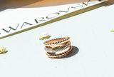  Nhẫn Swarovski Impulse vàng hồng - Swarovski Impulse ring 