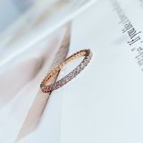  Nhẫn Swarovski Vittore vàng hồng - Swarovski Vittore Ring White, Rose Gold Plated 