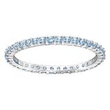  Nhẫn Swarovski Vittore trắng viền xanh size 55 - Swarovski Vittore Ring, Size 55 