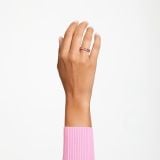  Nhẫn Swarovski Matrix hồng - Swarovski Matrix ring Baguette cut, Pink, Rose gold-tone plated 