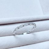  Matrix Vittore ring Marquise cut, White, Rhodium plated 