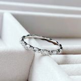  Matrix Vittore ring Marquise cut, White, Rhodium plated 