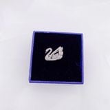  Nhẫn nga dancing trắng size 52, 55 - Swarovski Dancing Swan ring, Swan, White, Rhodium plated size 52-55 