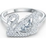  Nhẫn nga dancing trắng size 52, 55 - Swarovski Dancing Swan ring, Swan, White, Rhodium plated size 52-55 