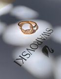  Nhẫn Swarovski North size 52 - Swarovski North Motif Rose Gold Plated Ring, Size 52 