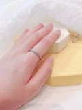  Nhẫn Swarovski Rare trắng - Swarovski Rare ring White, Rhodium plated 