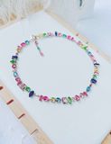  Dây chuyền Swarovski Gema mix pha lê nhiều màu sắc - Swarovski Gema necklace Mixed cuts, Multicolored, Rhodium plated 