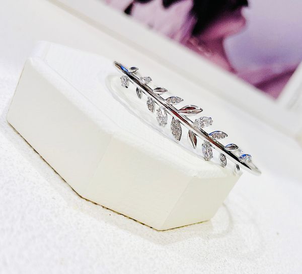  Vòng tay Swarovski Mayfly tone trắng - Swarovski Mayfly bracelet white rhodium plated 