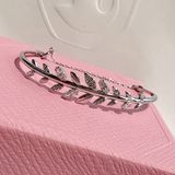  Vòng tay Swarovski Mayfly tone trắng - Swarovski Mayfly bracelet white rhodium plated 