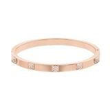  Vòng tay Swarovski Tactic size S màu vàng hồng size S -  Swarovski Tactic bangle White, Rose gold-tone finish size S 