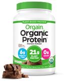  bột Protein thực vật hữu cơ không đường Orgain 