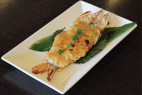 海老（大）マヨ焼き/ Grilled prawn with Mayonnaise | Tôm sú nướng với sốt Mayonnaise