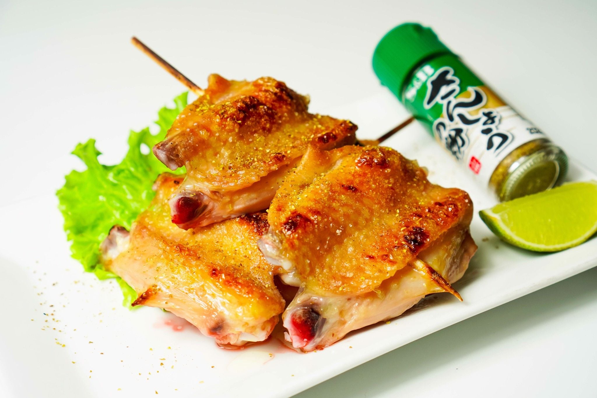手羽先山椒焼き串 / Grilled Chicken Wings With Green Pepper | Cánh Gà Nướng Tiêu Xanh