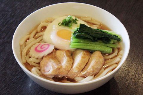 鳥うどん•そば/ Hot Udon, soba with Chicken | Udon, soba nóng với thịt gà