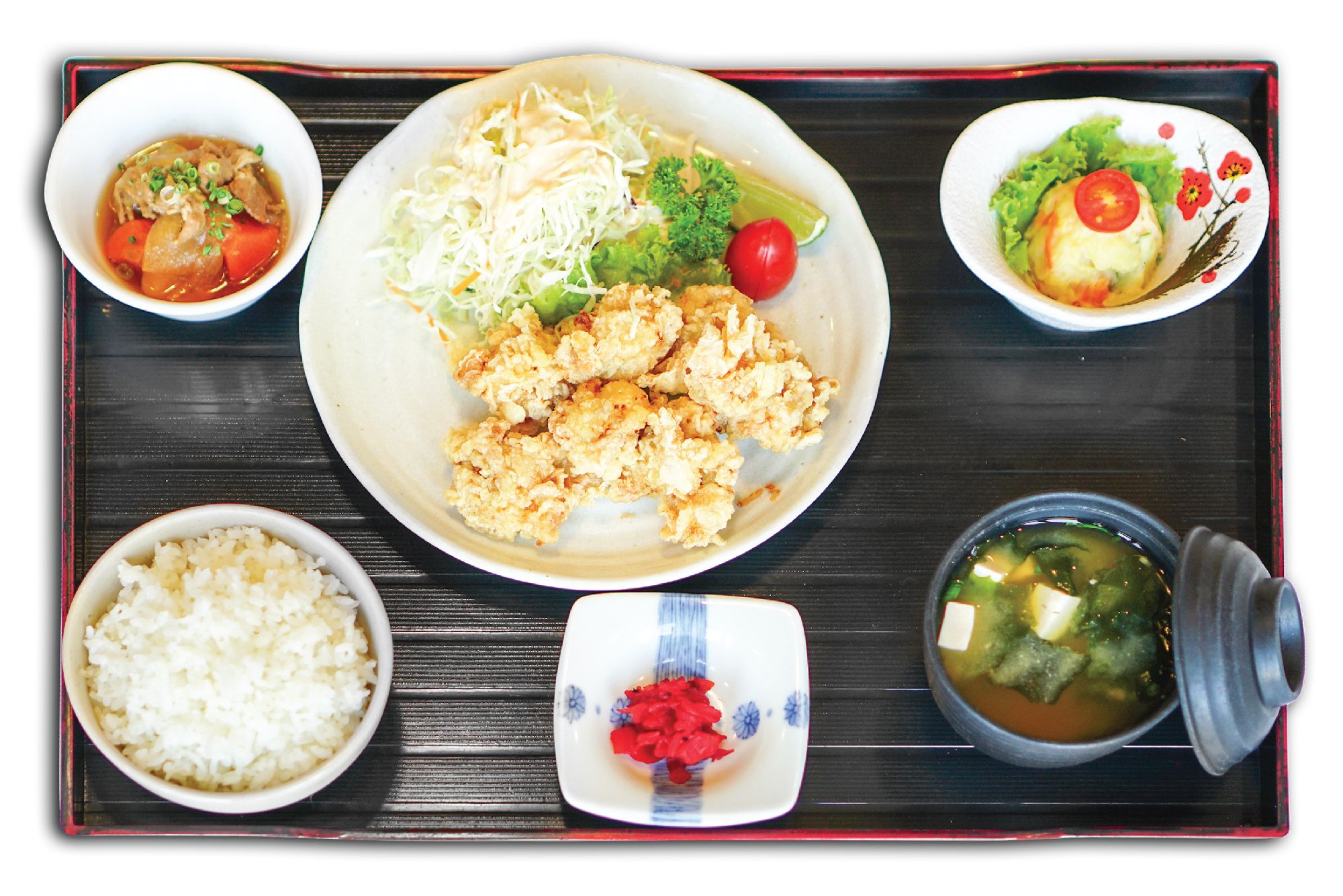 鶏唐揚げ	/ Fried chicken | Gà lăn bột chiên