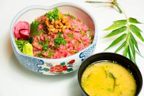 ねぎトロ納豆丼/ Minced Tuna With Natto | Cá Ngừ & Đậu Tương Lên Men
