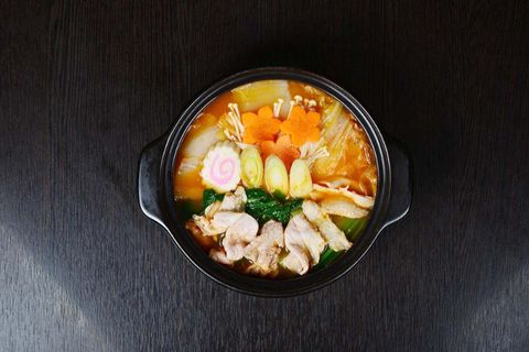 キムチ鍋　｛小｝/ Stewed kimchi in hot pot small | Lẩu kim chi thịt heo nhỏ