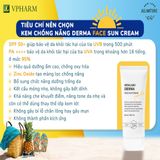  Kem chống nắng dành cho da mặt Derma Face Sun Cream SPF 50+ và PA++++ 