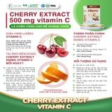  Thực phẩm bảo vệ sức khỏe Cherry Extract VitaminC 