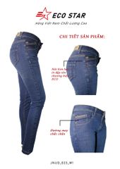 Quần Jeans Dài Nữ (JNUD-023-M1)