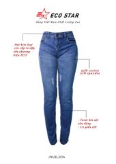 Quần Jeans Dài Nữ (JNUD-034)