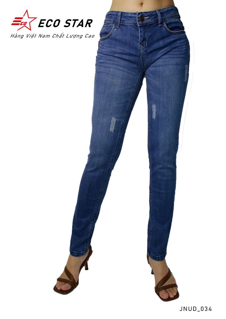 Quần Jeans Dài Nữ (JNUD-034)