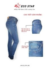 Quần Jeans Dài Nữ (JNUD-039)