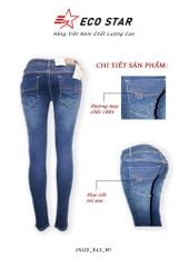 Quần Jeans Dài Nữ (JNUD-043)