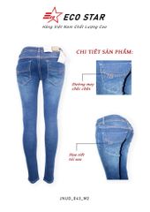 Quần Jeans Dài Nữ (JNUD-043)