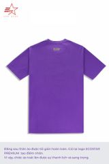 ECOSTAR, t-shirt garment dye , cổ tròn, Purple,TM-010-M3-I0005