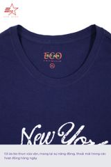ECOSTAR, t-shirt Soft wash , cổ tròn, Navy,TM-009-M2-I0001