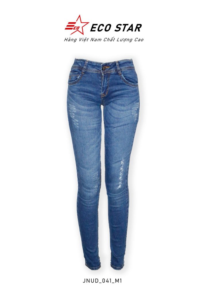 Quần Jeans Dài Nữ (JNUD-041)