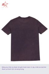 ECOSTAR, t-shirt Acid wash , cổ tròn, Purple,TM-009-M4-I0001