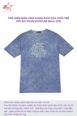 ECOSTAR, t-shirt Ball dye , cổ tròn, Blue,TM-010FS-M1-I0004