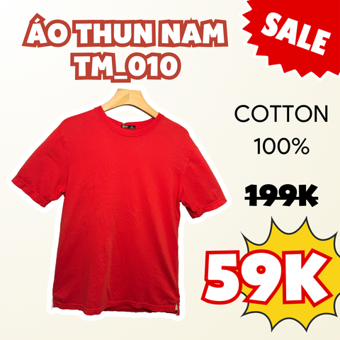 ÁO THUN NAM TM_010 ƯU ĐÃI SỐC 199K GIẢM CÒN 59K