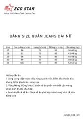 Quần Jeans Dài Nữ (JNUD-38-M1)
