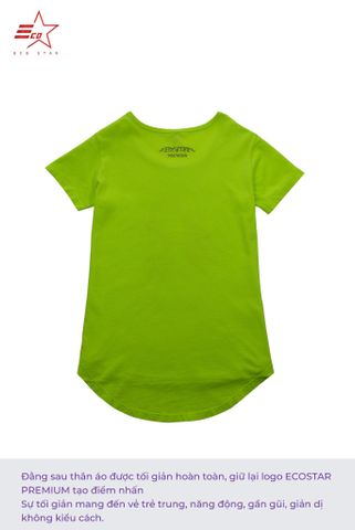 ECOSTAR, t-shirt garment dye , cổ tròn, Green,TW-003-M4-I0003