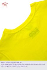 ECOSTAR, t-shirt garment dye , cổ tròn, YELLOW,TW-001-M2-I0001