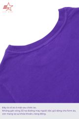 ECOSTAR, t-shirt garment dye , cổ tròn, Purple,TW-001-M4-I0001