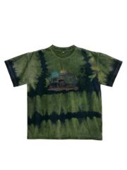 Áo phông Garment Dye & Tie Bleach in họa tiết