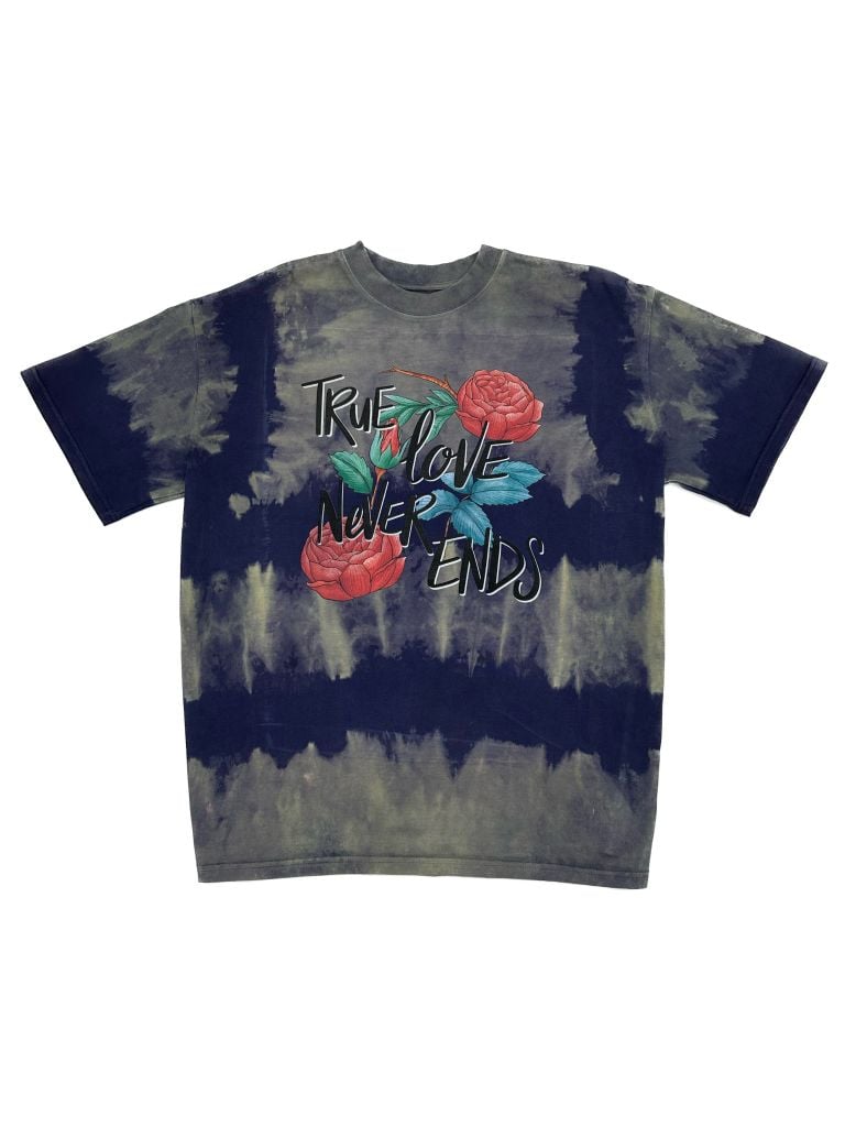 Áo phông Garment Dye & Tie Bleach in họa tiết